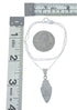Southwest Multicolor Inlay Sterling Silver Box Chain Necklace Set JX129273